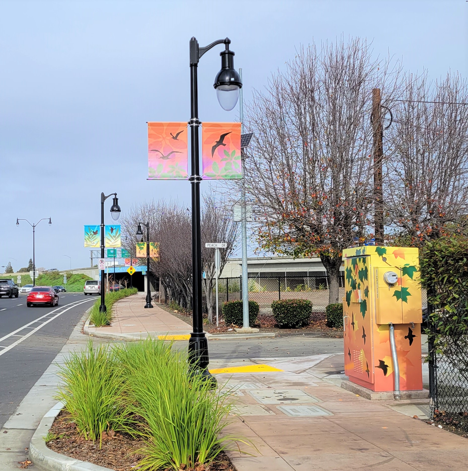 Public Art by Artist Vanessa Marsh for the Hesperian Boulevard Corridor Improvement Project